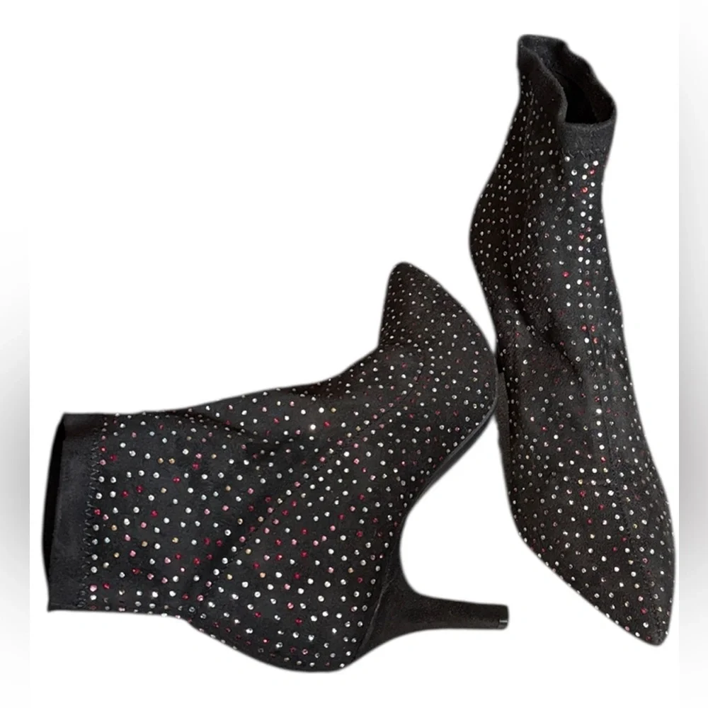 INC Rhinestone Ankle Booties NEW Size 7